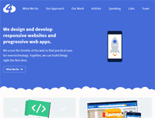 Tablet Screenshot of cloudfour.com